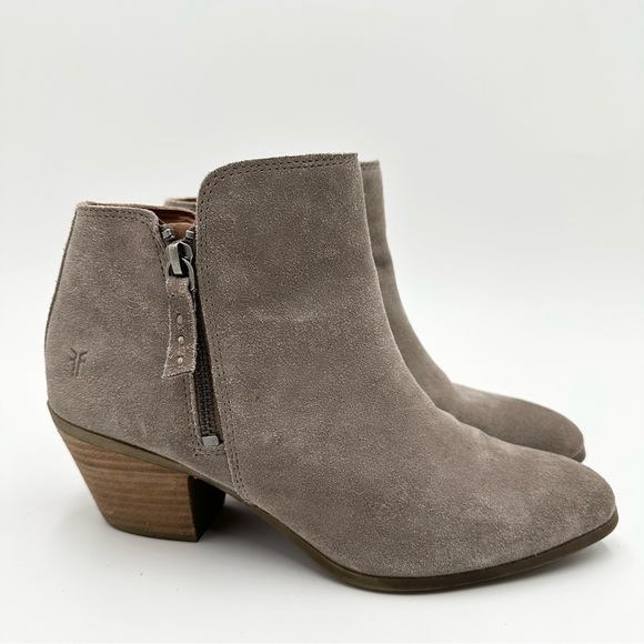 Frye Shoes - Frye Judith Zip Suede Ankle Booties